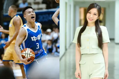 ▲林秉聖選上CBA當天，蔡尚樺發文自曝急到爆哭，因為心愛的耳環壞掉了。（圖／林秉聖、蔡尚樺IG）