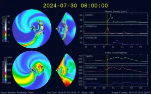 ▲本次地磁擾動將明顯增強並持續影響約24小時，最大規模可能短暫達到「中度磁暴等級」。（圖／中央氣象署）