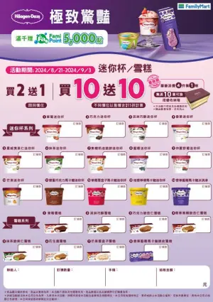 ▲7-11、全家哈根達斯買10送10。（圖／翻攝自LINE群）