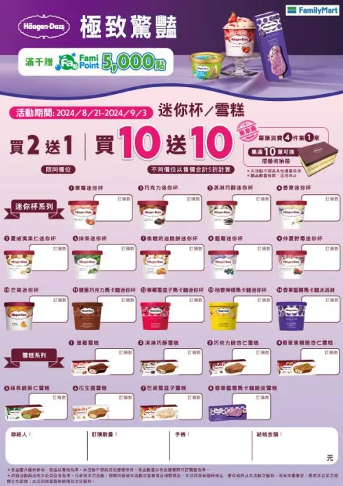 7-11、全家哈根達斯買10送10。(圖/翻攝自LINE群) ▲7-11、全家哈根達斯買10送10。(圖/翻攝自LINE群)