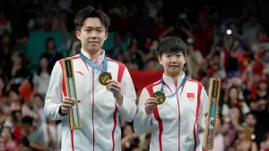 奧運桌球/中國「莎頭」奪還金牌!4:2戰勝朝鮮 王楚欽振臂大吼