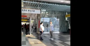 影/謝國樑車站直播遭驅離!網紅喊別為難台鐵、王義川也批丟臉