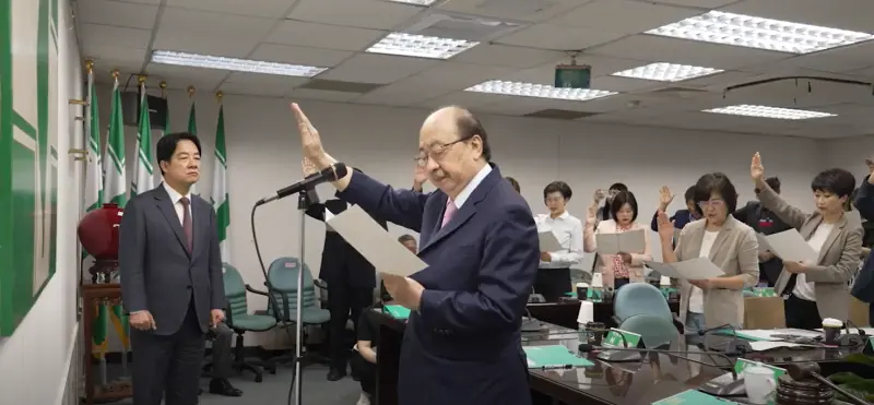 ▲賴清德表示,他就任總統後的第一個全代會圓滿落幕,完成了新一屆的黨職選舉。(圖/民進黨提供)