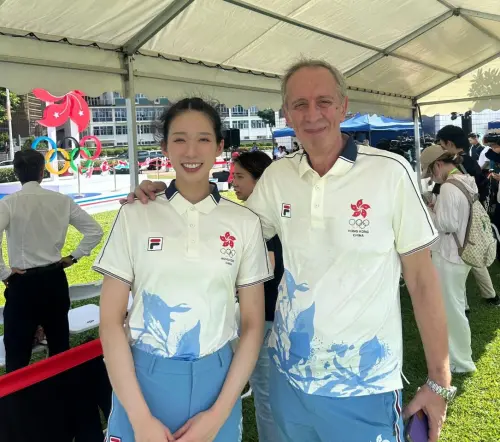 ▲香港選手江旻憓在巴黎奧運獲得女子銳劍個人賽金牌。(臉書)