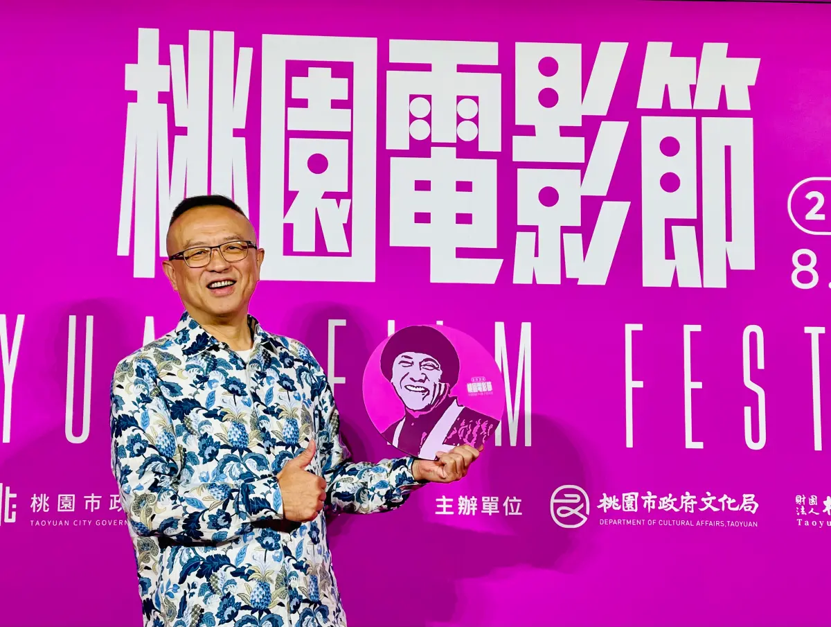 ▲豬哥亮辭世7年，他的兒子謝順福以「AI技術」重現父親身影，喊話：「我爸沒有走。」（圖／桃園電影節）