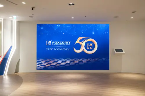▲鴻海Showroom在今年第一季完工,作為鴻海50週年慶的里程碑。(圖/鴻海提供) ▲鴻海Showroom在今年第一季完工,作為鴻海50週年慶的里程碑。(圖/鴻海提供)