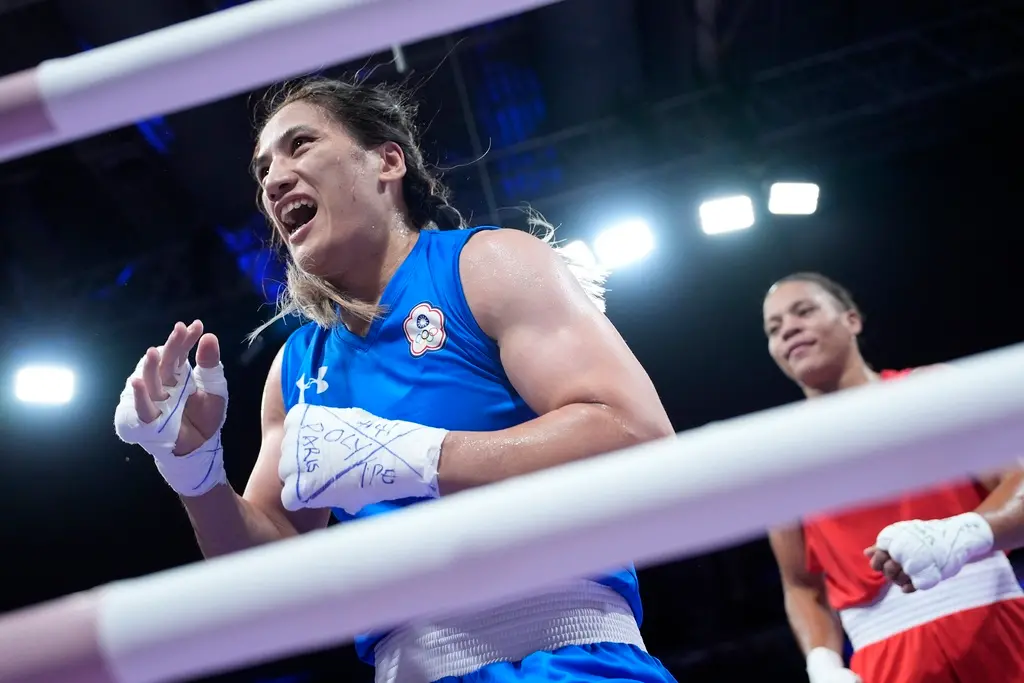 ▲台灣女將陳念琴在巴黎奧運女子拳擊66公斤確定進帳獎牌，將挑戰金牌戰。（圖／美聯社／達志影像）