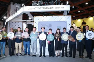 賴清德出席美食展。(圖/記者吳翊緁攝,2024.08.02) ▲賴清德出席美食展。(圖/記者吳翊緁攝,2024.08.02)