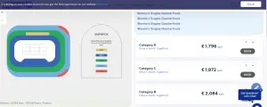 ▲售票網站《eTicketing.co》顯示,最便宜的要價1180歐元(約4.2萬台幣)。(圖/擷取自eTicketing.co) ▲售票網站《eTicketing.co》顯示,最便宜的要價1180歐元(約4.2萬台幣)。(圖/擷取自eTicketing.co)