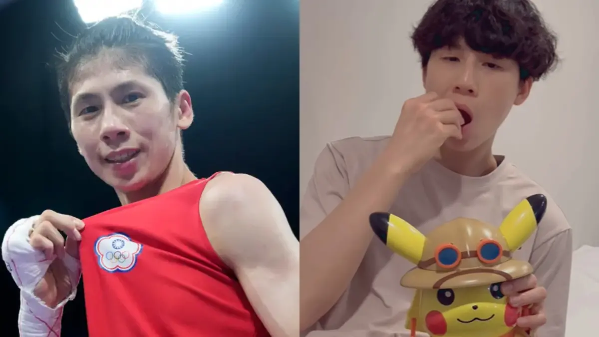 ▲林郁婷不受性別爭議影響，巴黎奧運挺進4強後，她分享吃爆米花的動態。（圖／美聯社、林郁婷IG）