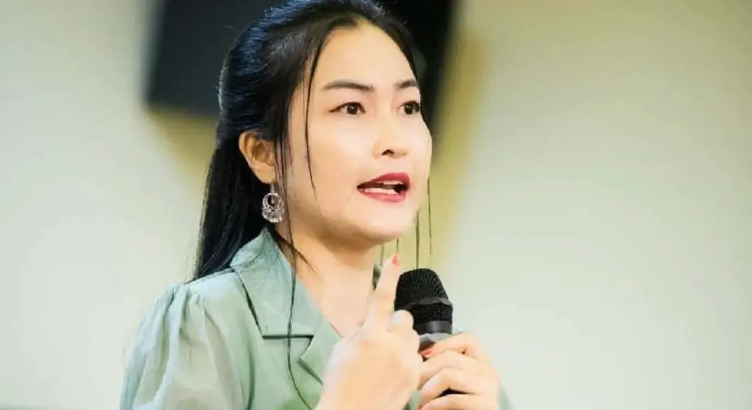 ▲36歲柬埔寨女企業家涉嫌詐騙逾5000人，非法所得高達新台幣3億元。（圖／翻攝自《柬中時報》）