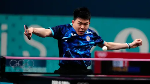 ▲中華隊桌球小將高承睿。（圖／美聯社／達志影像）