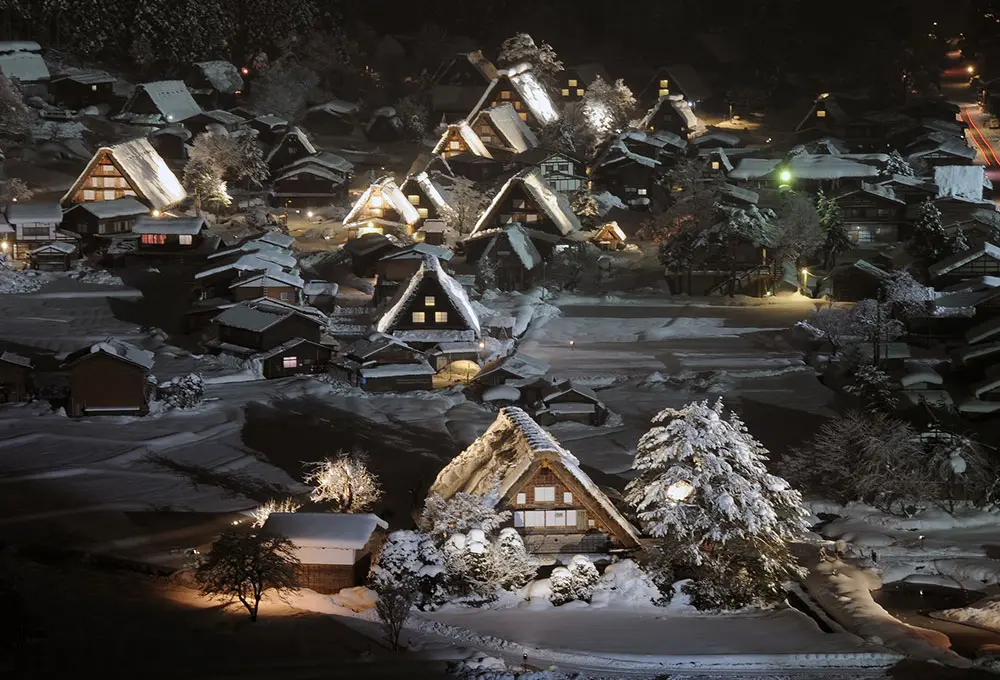 ▲日本岐阜縣白川鄉知名合掌村傳出熊襲擊事件。（圖／翻攝岐阜縣白川鄉官網）