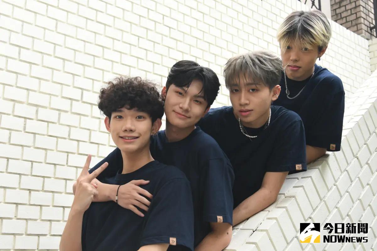 ▲《原子少年2》小行星成員年齡都未滿20歲，擄獲一票姐姐粉。張鈞嘉（左起）、胡廷豐、胡勝銘、加藤琉士。（圖／記者林調遜攝影）