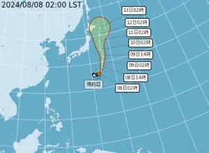 輕颱瑪莉亞生成「最新路徑」曝！吳德榮揭對台影響　午後防大雷雨
