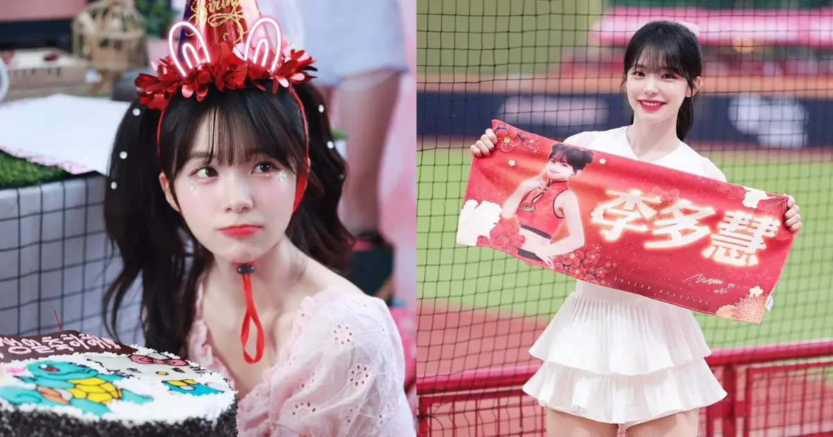 ▲李多慧爸爸（右）幫女兒慶生罕見露面錄影片，不過因為行程關係，很遺憾無法親自到場，但他強調自己一直為女兒感到驕傲。（圖／李多慧IG、YouTube）