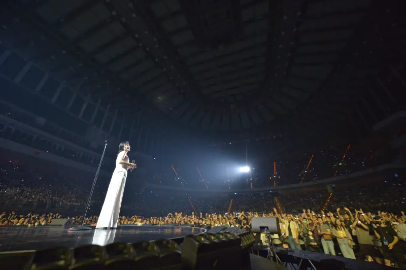▲宇多田光首度來台開唱,感動1.1萬人。(圖/大鴻藝術BIG ART、超級圓頂SUPER DOME、攝影cherry chill will.)