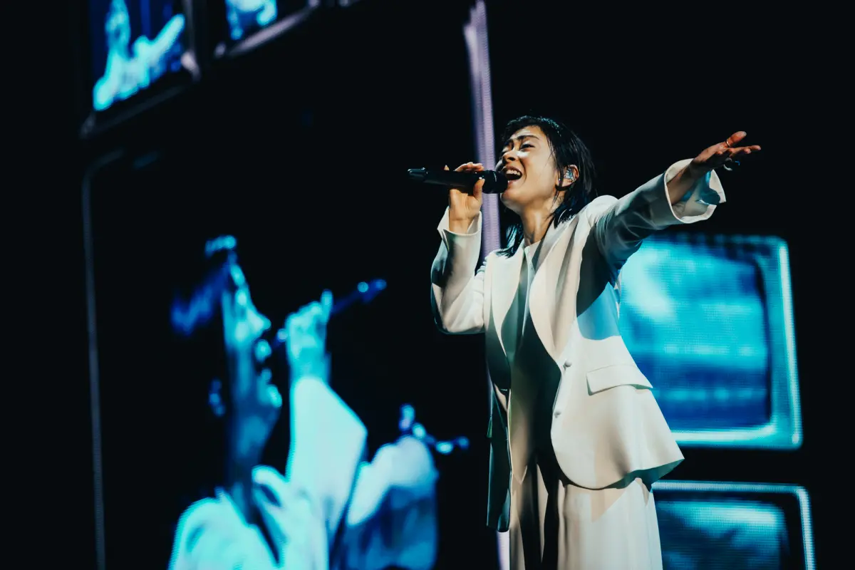 ▲宇多田光2024年首度來台北開演唱會，而她的演出售票方式採用「實名登記抽票」制度，是首個在台實名抽票且成功的案例。（圖／大鴻藝術BIG ART、超級圓頂SUPER DOME、攝影cherry chill will.）
