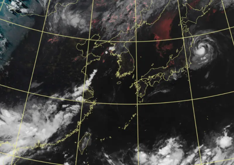 ▲輕度颱風瑪莉亞預計明（12）早在日本北部東北地區登陸。（圖／中央氣象署）