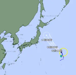 ▲（圖／翻攝自日本氣象廳）