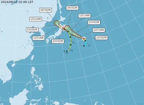 日本岩手縣深夜降下破紀錄豪雨　氣象廳估熱帶氣旋轉颱風
