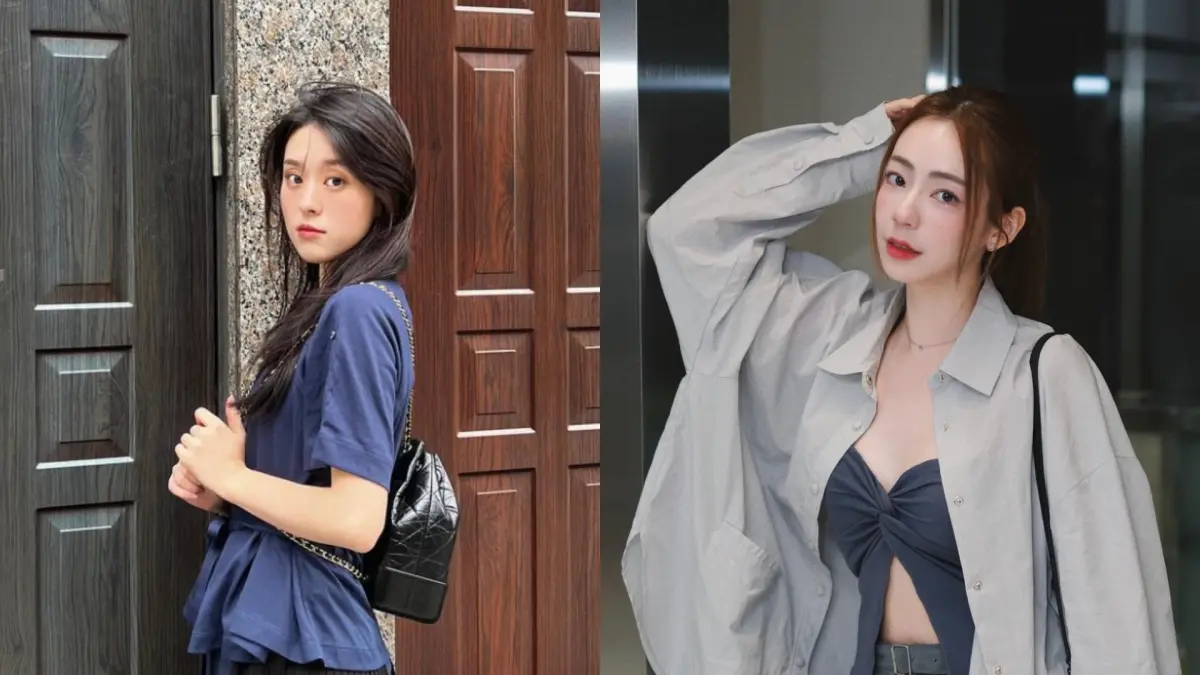 ▲陳天仁（圖右）日前在節目上爆料前男友皇毅外貌普通，還被男方爸媽懷疑她來騙財產等，皇毅也發文開轟陳天仁。對此陳天仁昔日好友邱偲琹（圖左）在IG限時動態上發文，似乎暗指陳天仁在節目中亂說話。（圖／邱偲琹、陳天仁IG）