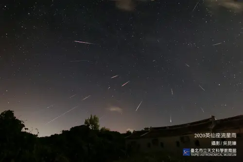 ▲英仙座流星雨的特色是「流星速度極快」，且明亮的火流星數量是所有流星雨之冠。（圖／台北市立天文館提供）