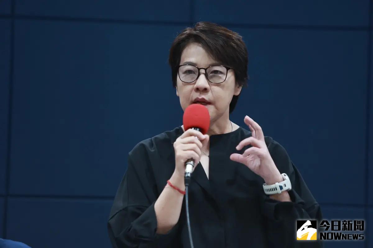 ▲時任競選總幹事黃珊強調，競選總部都有將財務憑證交給委外會計師事務所。（圖／記者葉政勳攝，2024.08.12）