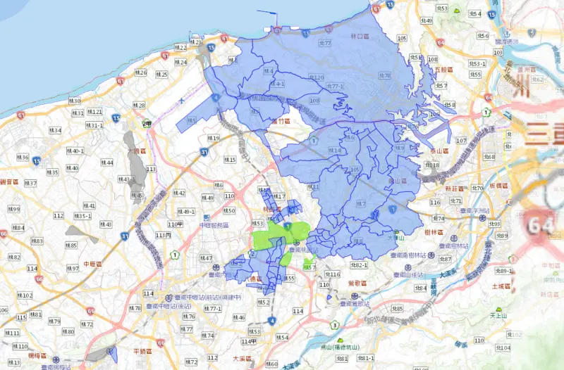 ▲桃園市龜山區、蘆竹區、大園區、桃園區、八德區，新北市林口區、泰山區、五股區等8行政區，將在明兩天（12、13日）停水。（圖／翻攝自來水公司）