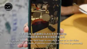 ▲Eli認為台灣治安相當好,在餐廳把包包放位置上都不會被拿走,這在其他國家相當罕見。(圖/翻攝YouTube《不要鬧工作室》) ▲Eli認為台灣治安相當好,在餐廳把包包放位置上都不會被拿走,這在其他國家相當罕見。(圖/翻攝YouTube《不要鬧工作室》)