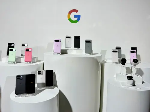 ▲Google Pixel 9系列。（圖／記者周淑萍攝）