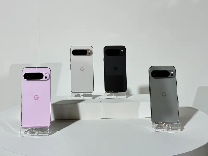 ▲Google 昨發表全新手機 Pixel 9系列，中華電信火速展開預購，根據統計首日以大螢幕的 Pixel 9 Pro XL最為熱賣。（圖／記者周淑萍攝）