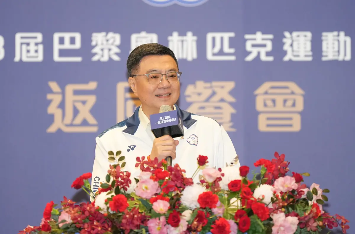 ▲行政院長卓榮泰今天宴請中華隊奧運成員，提出四項拜託，並承諾體育部籌備。（圖／奧會提供）