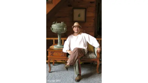 ▲陳炳臣，現任中華國際策展經紀交流協會常務理事等多項職務。其作品曾多次入選國內外重要展覽，並榮獲多項國際大獎。（圖／大夏藝廊提供）