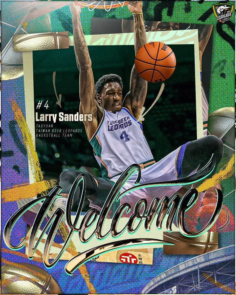 ▲桃園台啤永豐雲豹今宣布簽下前NBA防守悍將桑德斯（Larry Sanders），新賽季與威廉斯（Devin Williams）攜手打造禁區雙塔，成為球隊防守端的核心力量。（圖／台啤雲豹提供）