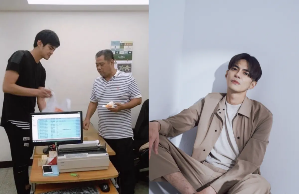 ▲郭唐佑過去與父親（左圖右）的合照，在父親過世後，郭唐佑傳承了整復專業，自行開業5年後，決定回老家重建父親的老店。（圖／唐居整復X唐苑整体）