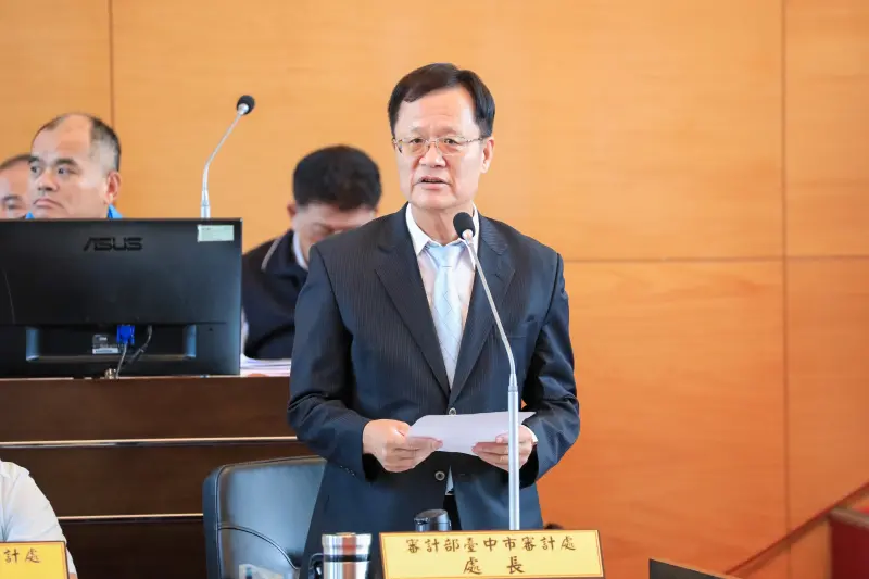 ▲審計部台中市審計處長吳錦祥表示,去年已提出重大淹水潛勢區應建置淹水感測器的意見。(圖/台中市政府提供,2024.08.20)