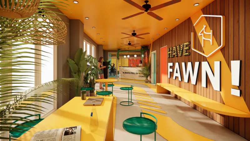 ▲大阪有新飯店開幕，由台灣小鹿文娛旅宿集團投資開設的「FAWN HOTEL」插旗大阪市中心，距離惠美須町地鐵站步行5 分鐘。慶開幕，每晚新台幣1600元起，等於每人每晚才800元起。（圖／小鹿文娛提供）