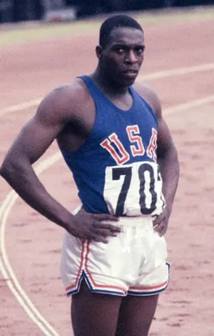 ▲1964年東京奧運男子100公尺金牌選手「子彈鮑勃」（Bob Hayes）。（圖／翻攝wikipedia）