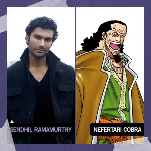 ▲Netflix真人版影集《航海王2》森德希·拉瑪莫西 (Sendhil Ramamurthy) 飾演寇布拉 (Cobra)（圖／Netflix提供）