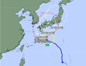 珊珊颱風大迴轉超難捉摸！日本氣象廳路徑預報再改偏西可能登九州
