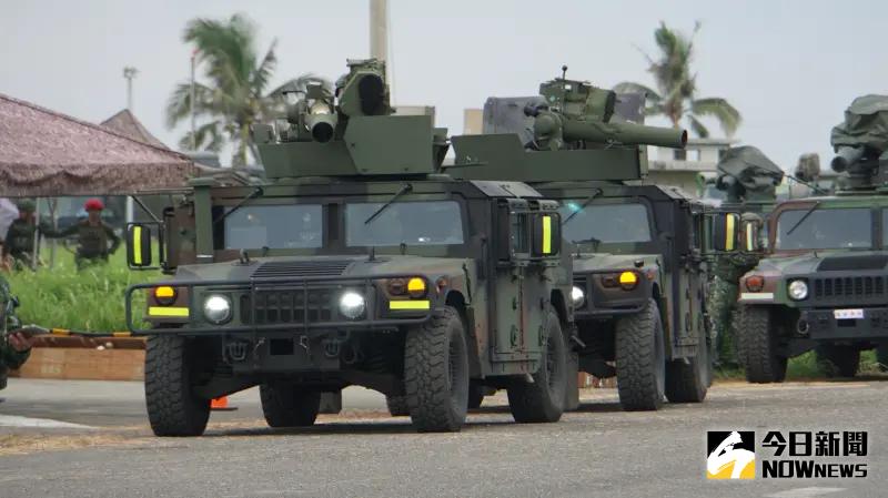 ▲M1167拖式飛彈悍馬車。(圖/記者呂炯昌攝,2024.08.26)