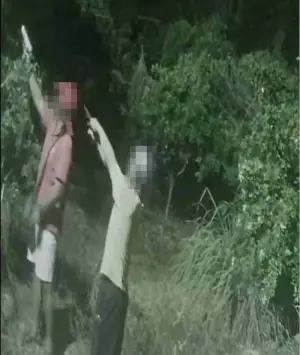 開槍父子倆涉嫌恐嚇行為,全案分別依《刑法》妨害自由罪及《少年事件處理法》,函送彰化地檢署及彰化地方法院少年法庭偵辦。(圖/受害民眾提供) ▲開槍父子倆涉嫌恐嚇行為,全案分別依《刑法》妨害自由罪及《少年事件處理法》,函送彰化地檢署及彰化地方法院少年法庭偵辦。(圖/受害民眾提供)