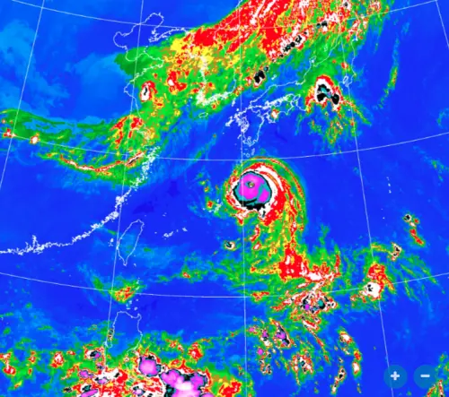 ▲珊珊颱風（圖／翻攝自中央氣象署）