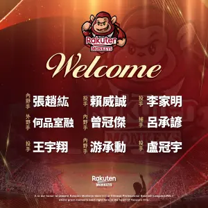 樂天桃猿簽下張趙紘!樂天桃猿(Rakuten Monkeys)在今年中華職棒選秀會中一共選進10名球員,除了第九輪選手許賀捷沒有加盟,其餘9名選手皆完成簽約 ▲樂天桃猿簽下張趙紘!樂天桃猿(Rakuten Monkeys)在今年中華職棒選秀會中一共選進10名球員,除了第九輪選手許賀捷沒有加盟,其餘9名選手皆完成簽約。(圖/樂天提供)