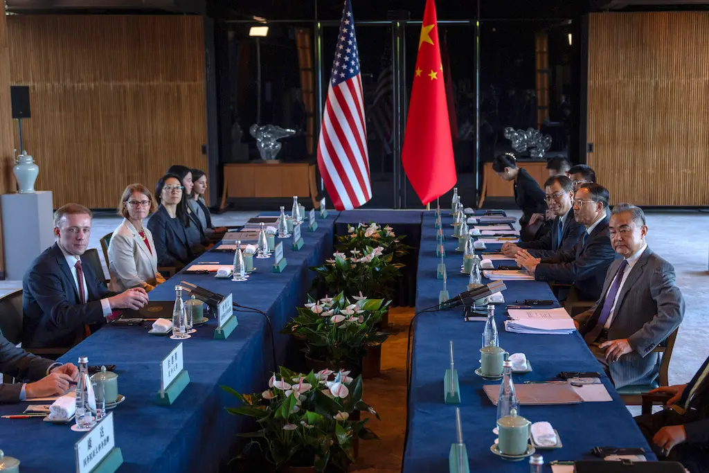 ▲美中關稅戰示意圖。（圖／美聯社／達志影像）