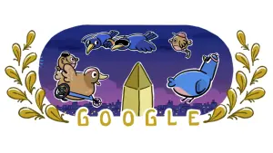 帕拉林匹克運動會登Google Doodle！奧運小鳥回歸　裝輔具超勵志
