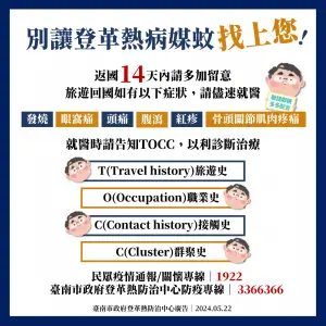 ▲醫師問診T.O.C.C.。（圖／台南市衛生局）