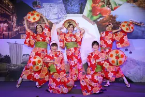 ▲礁溪山形閣溫泉飯店的「山形祭」，今年迎來山形祭第五回，今年也保留經典元素「花笠舞」表演。（圖／山形閣溫泉飯店提供）