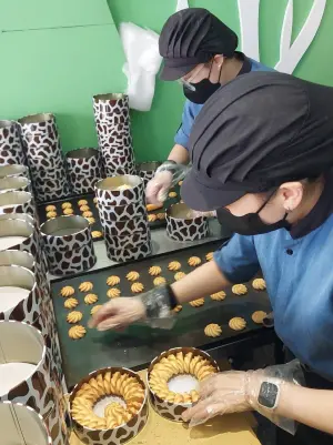 ▲「短腿ㄚ鹿」大墩店主打原味奶酥口味。（圖／短腿ㄚ鹿提供）